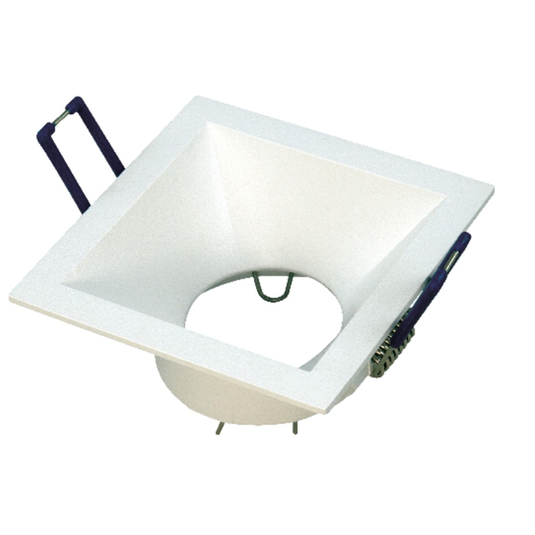 faretti in alluminio glam square bianco